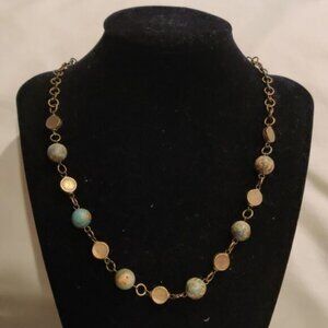 Bronze toned necklace